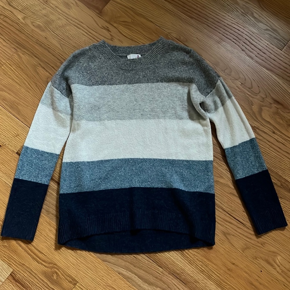 Soft over sized multi color sweater